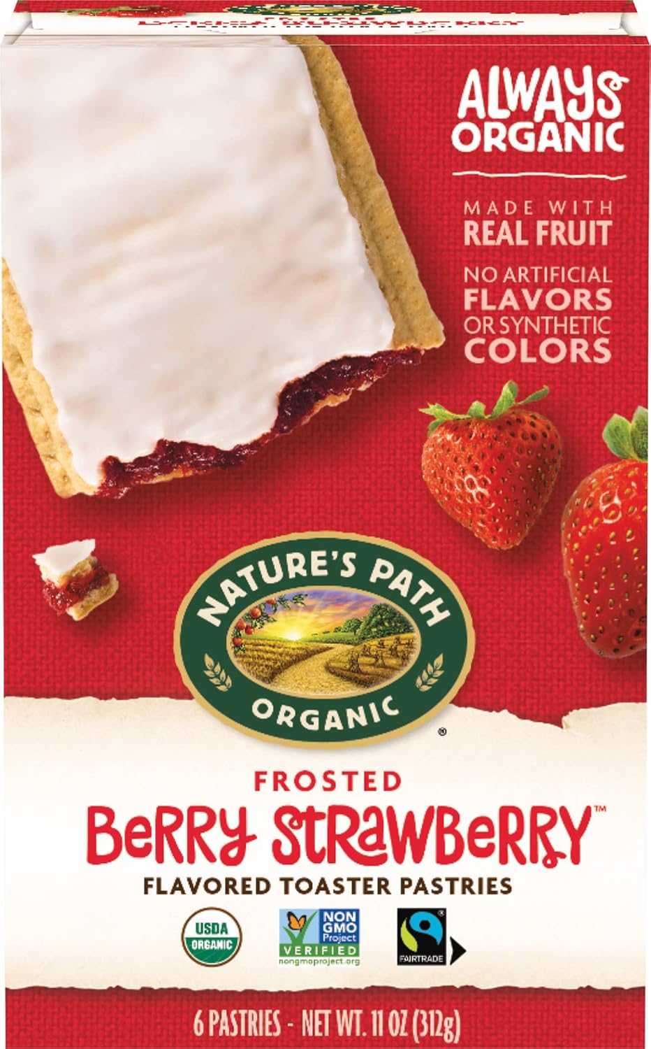 Nature’s Path Organic Frosted Berry Strawberry Toaster