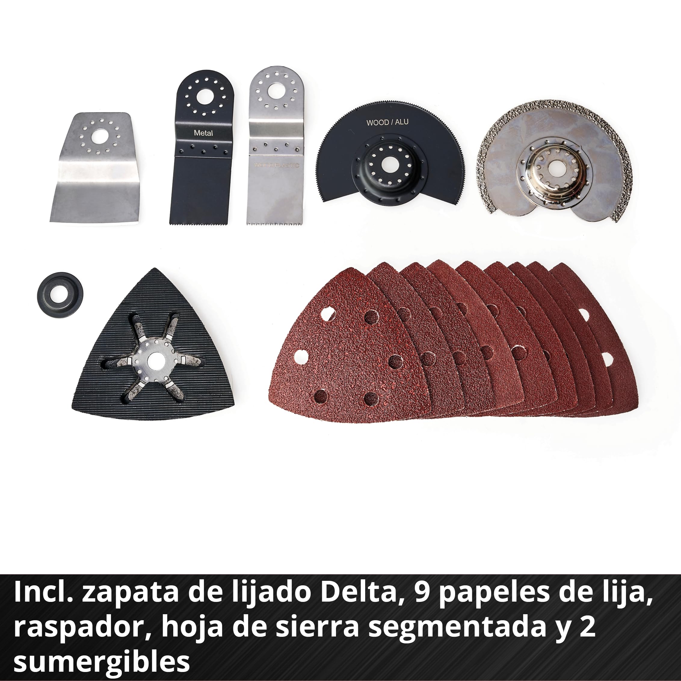 Einhell Professional Herramienta multifunción con batería TP-MG 18 Li BL-Solo Power X-Change (18 V, 3 funciones, portaherramientas magnético, incl. accesorios, sin batería)