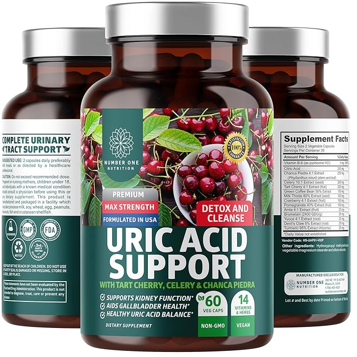 Buy N1N Premium Uric Acid Support Supplement [14X Potent Herbs] All