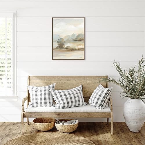 Miniatura 5 de Amanti Art Silvia Vassileva - Lienzo enmarcado para pared, 30 x 23 pulgadas, diseño de paisaje de granja II, lienzo enmarcado para pared, obras de