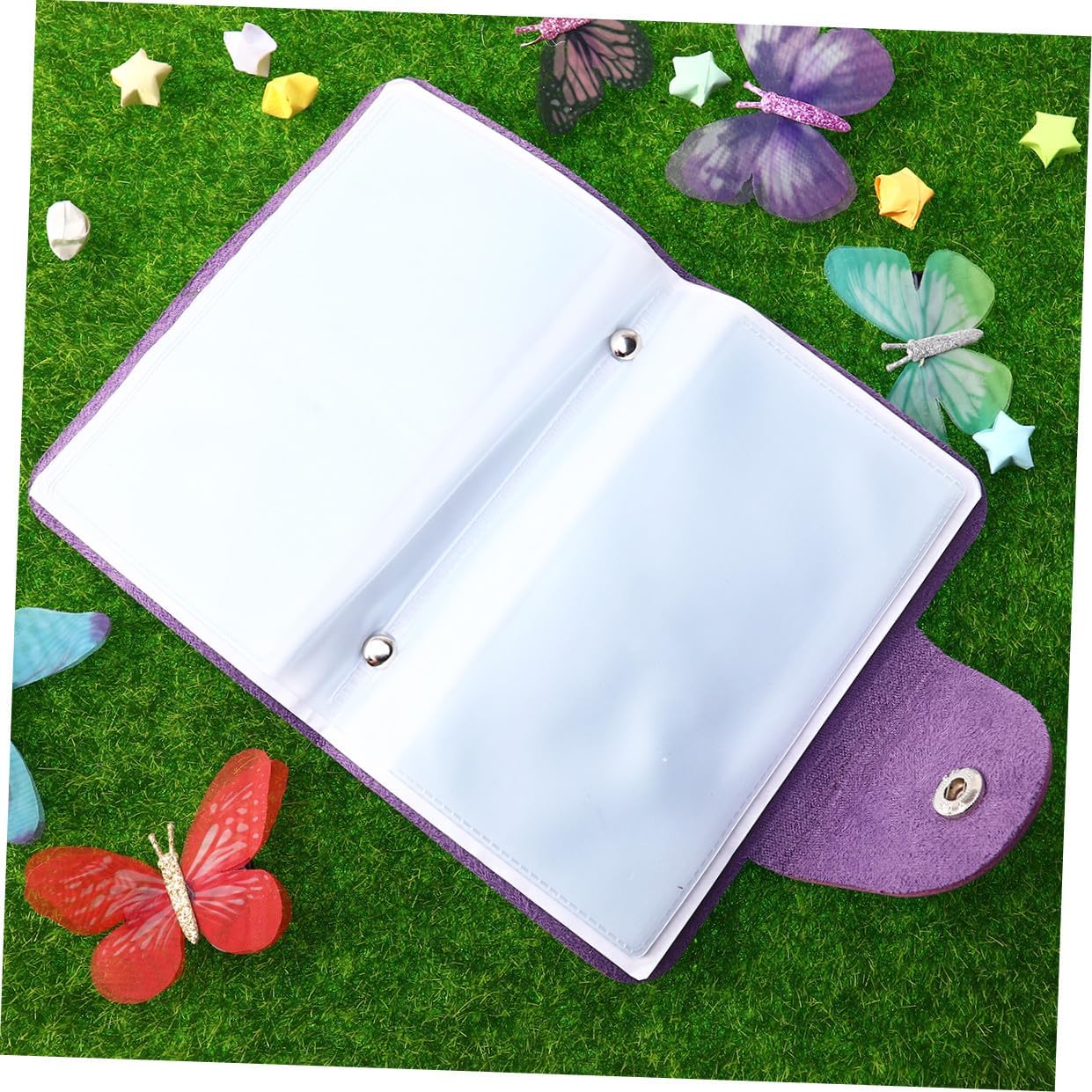 2pcs Nail Stamping Plate Kit Rectangular Storage Bag for Nail Art Accessories Organize Your Plates