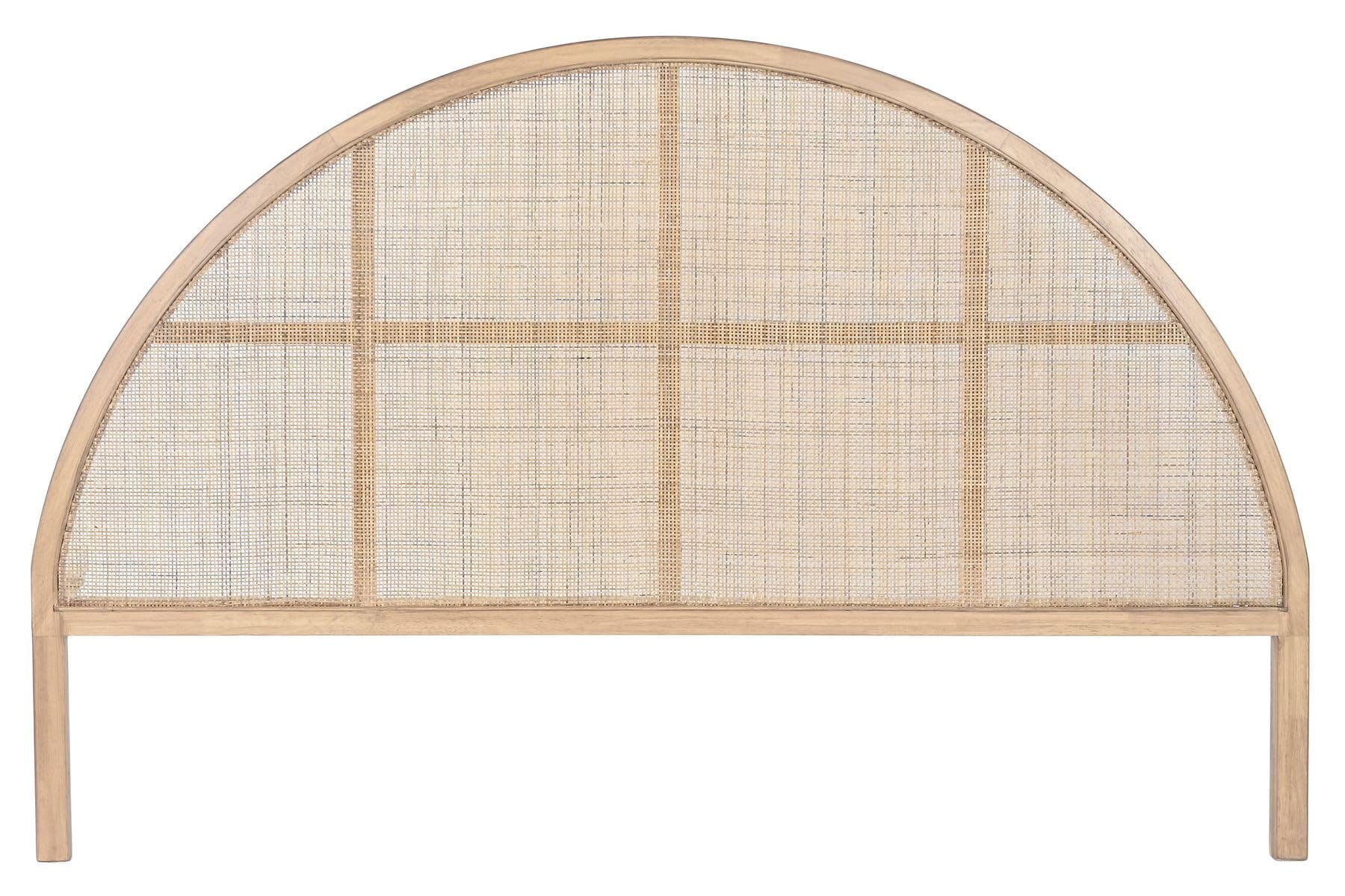 Home ESPRIT-Cabecero de Cama Home ESPRIT Natural Madera de caucho 180 x 3,5 x 120 cm