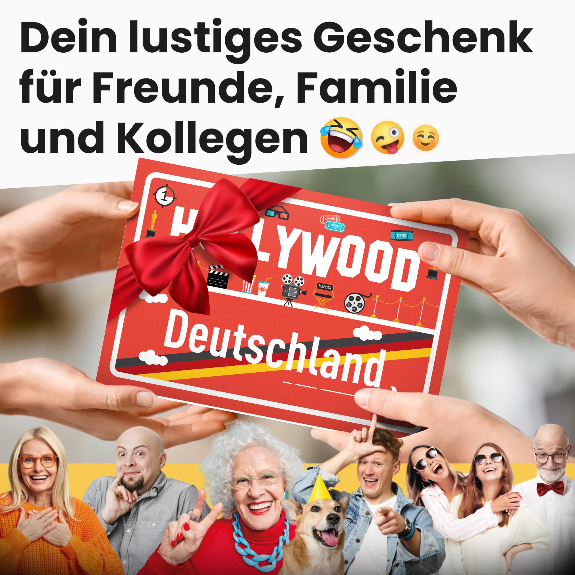 DankeDir! Hollywood Place Sign, Plastic Sign 30 x 20 cm - Image 3