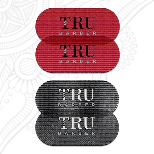 TRU BARBER HAIR GRIPPERS  2 COLORS PAQUETE PAQUETE DE 4 PIEZAS PARA HOMBRE Y MUJER - Salón y Barbero, Pinzas para el cabello para peinar, Agarres