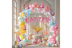 Dazzle Bright Pastel Easter Balloon Garland Kit for Party Birthday, 151Pcs
