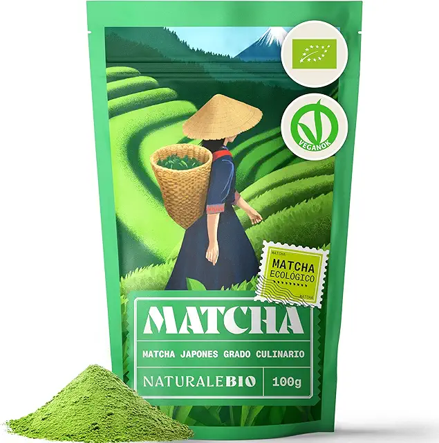 Matcha Orgánico Japonés Grado Culinario 100gr - Ideal para Cocinar y Hornear