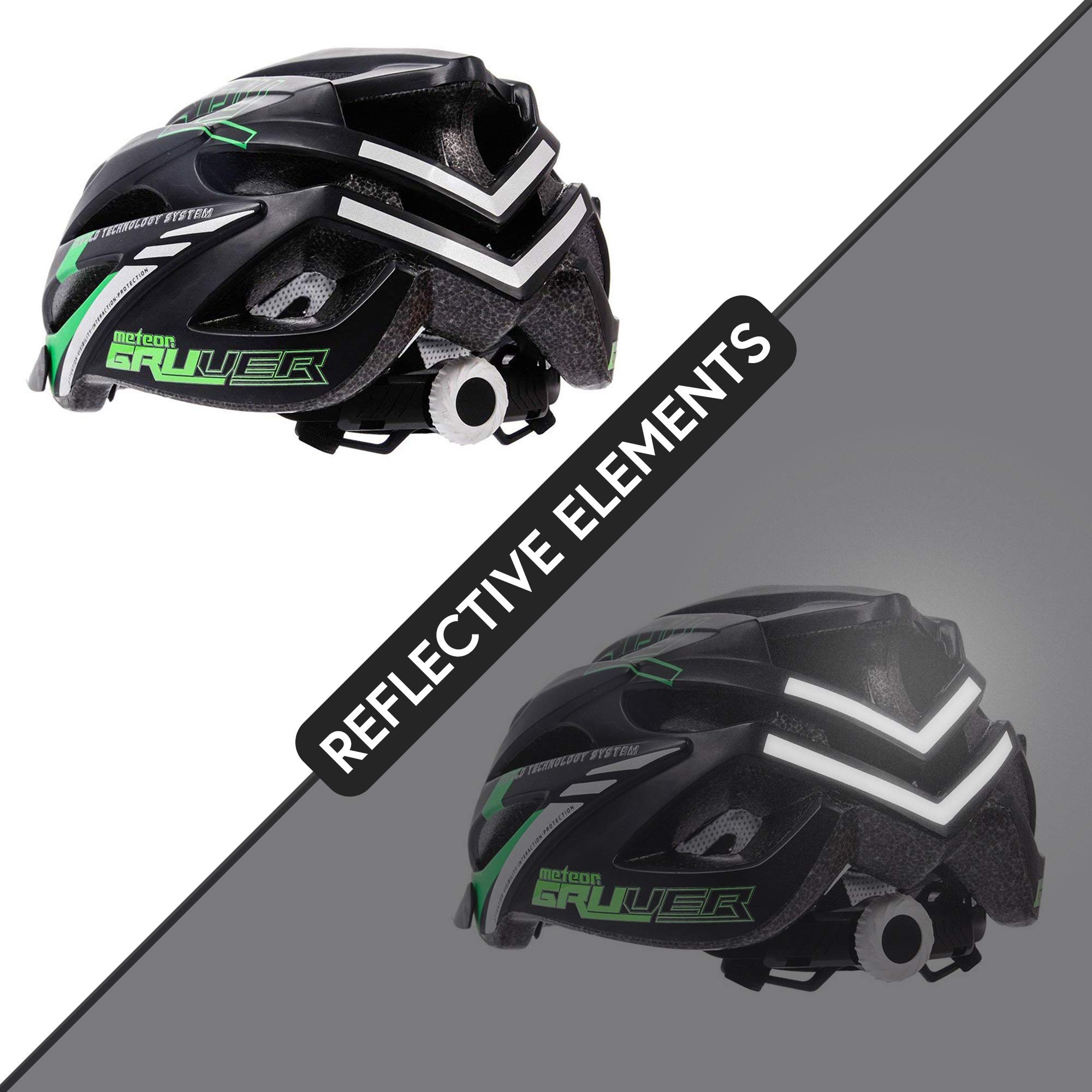 Casque Vélo VTT VTC Adulte Unisexe Réglable Sport BMX Skate Scooter Sécurité Gruver