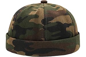 Dome Brimless Hats for Women Men Sailor Docker Beanie Cap Hip Hop Hats