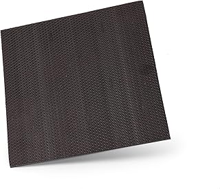 Feuille de Caoutchouc de Talon de Chaussure Kabber 250 x 250 mm, Antidérapant Pour la Réparation de Chaussures de Bricolage, Feuille de Talon en Caoutchouc de 6 mm D'épaisseur, Marron chocolat