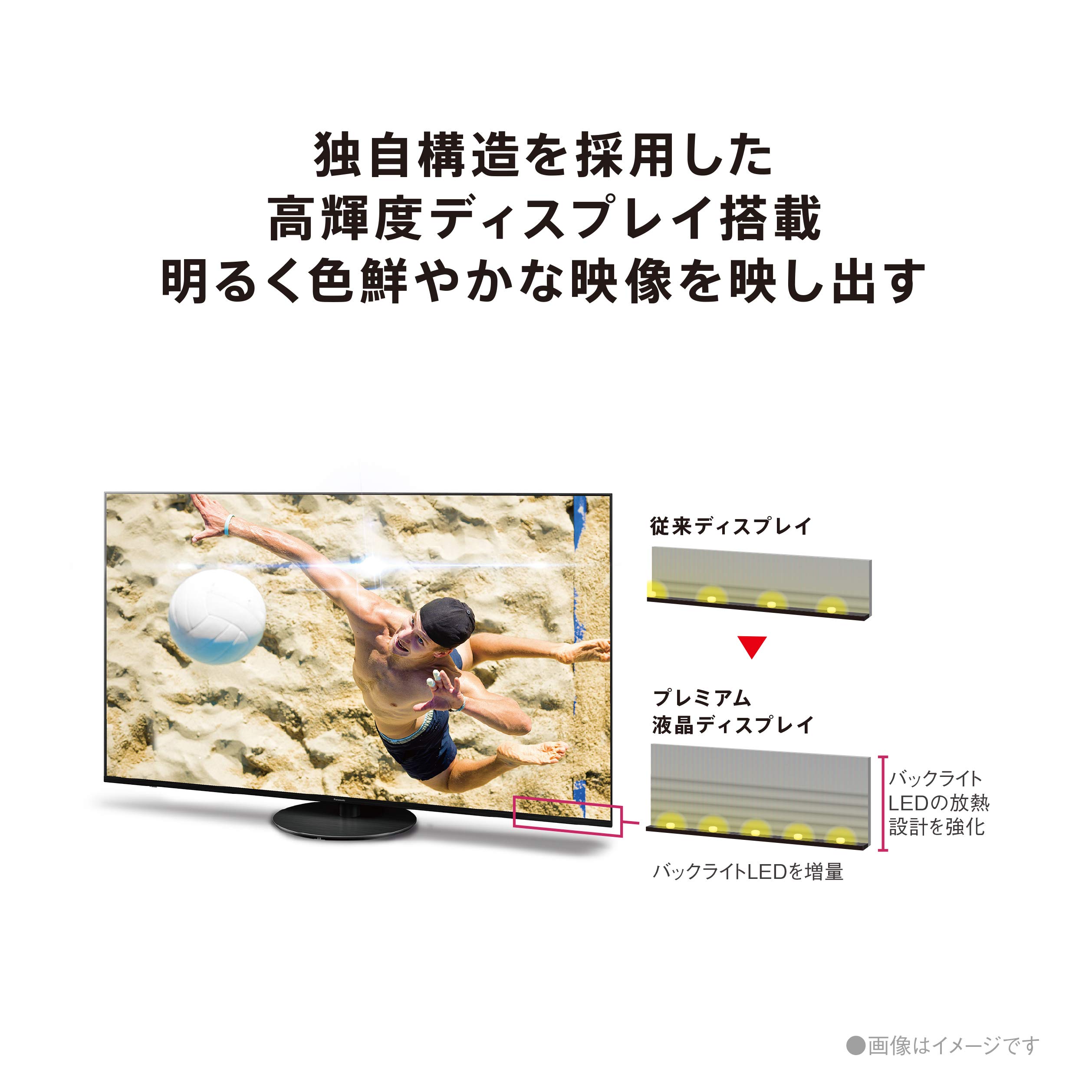 Amazon.co.jp: Panasonic VIERA TH-55HX950 55V Type, Built-in 4K