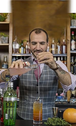 Miniatura 2 de Crafthouse by Fortessa - Herramientas profesionales de metal para bar/bar de Charles Joly, cuchara de barra trenzada de acero inoxidable de 12.5