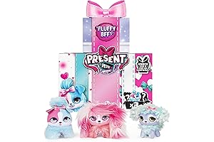 Minis, Fluffy Animal BFFs 3-Pack of 3-inch Plush Toys, Kids Toys for...