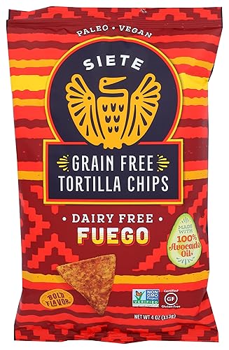 Miniatura 13 de Siete Chips de tortilla sin cereales Chips sin gluten Aperitivos paleo y veganos Sin OGM Chips de inmersión, 5 onzas (paquete de 6)