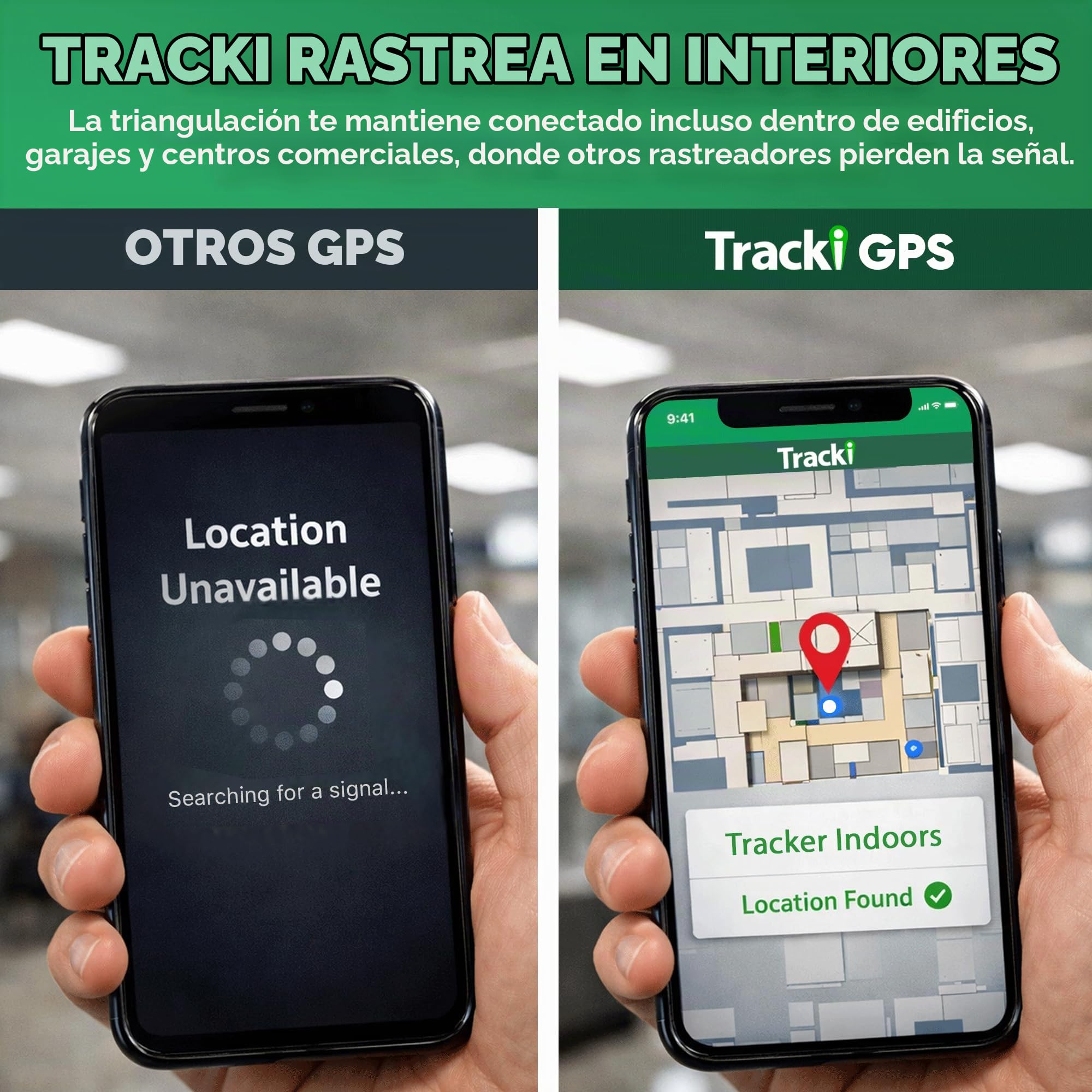 Tracki Pro Localizador GPS para Coche Magnético de Larga Distancia – Rastreador GPS de Coche Oculto, Resistente al Agua, 4G LTE con Batería hasta 7 Meses, Alertas Inteligentes (Requiere Suscripción)