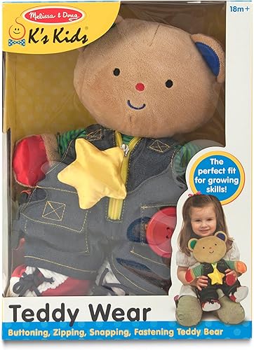 Miniatura 6 de Melissa & Doug K's Kids, juguete educativo Teddy Wear para niños oso de peluche