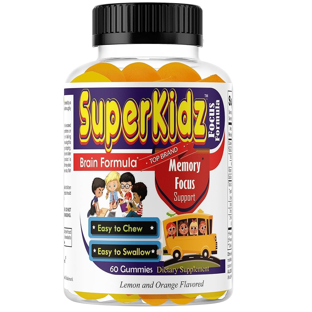 Amazon.com: Superkids Brain Supplements for Memory and Focus