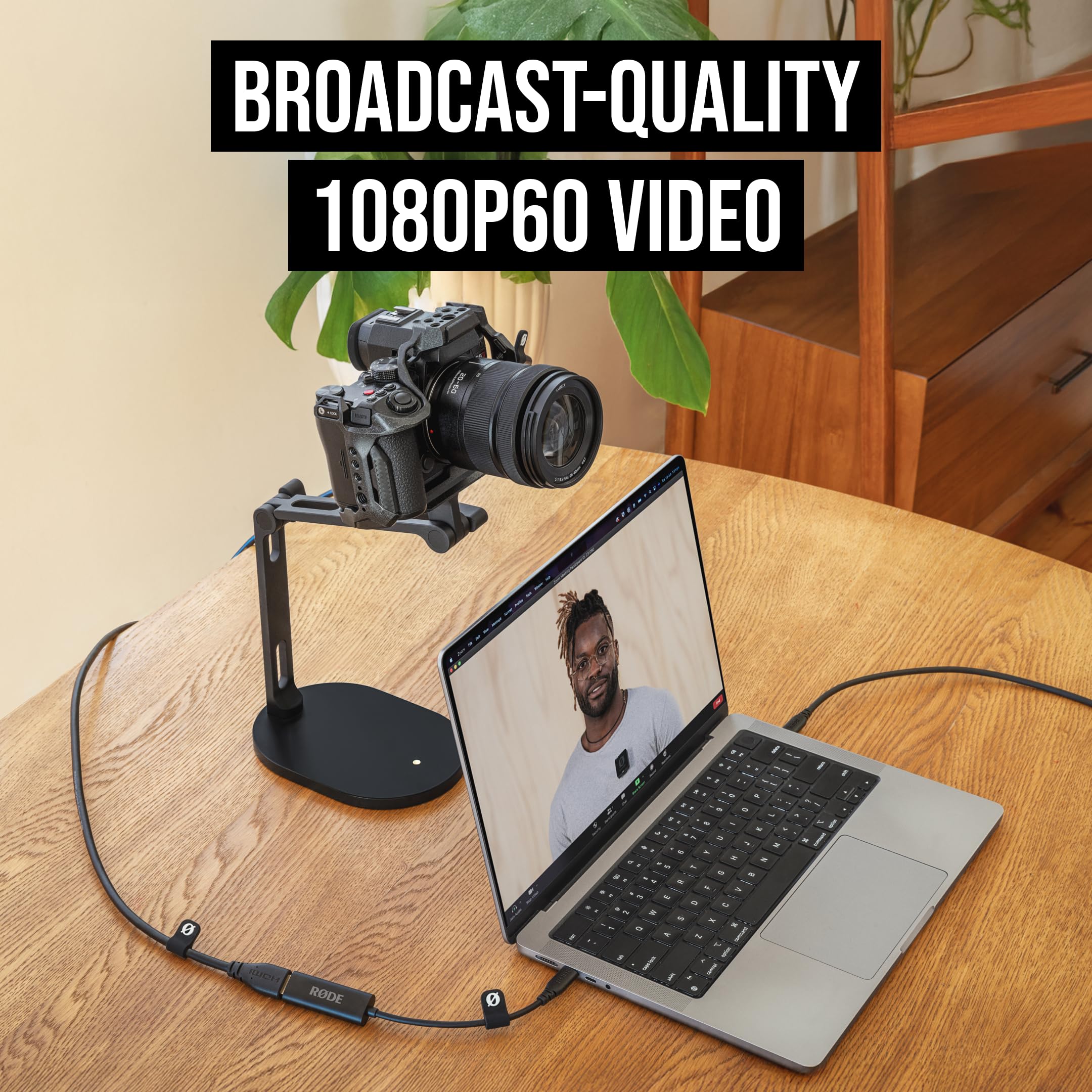 RØDE 1080p60 HDMI zu USB-C Konverter, kompatibel mit jedem UVC-Gerät