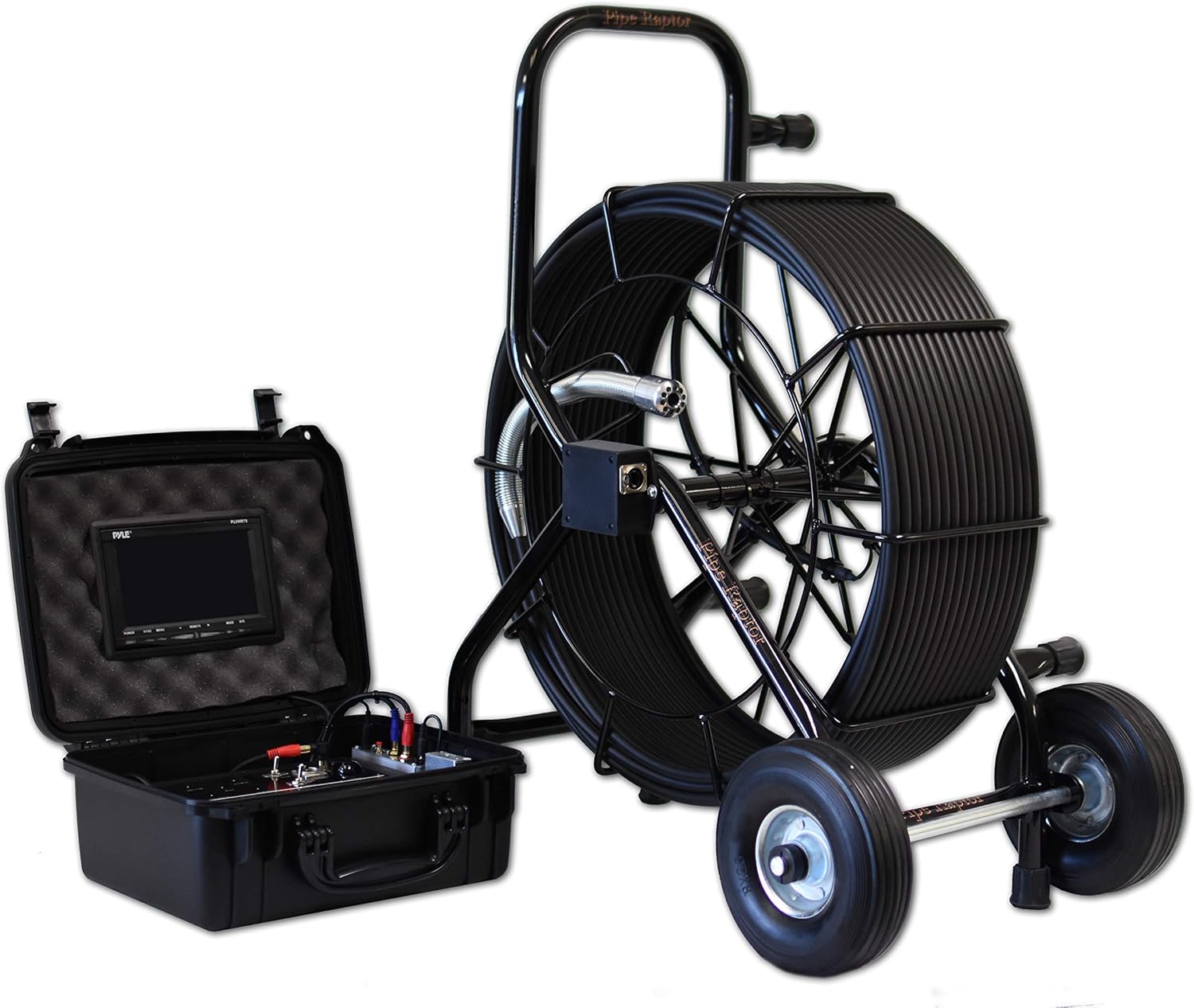 Pipe Raptor GLX200 Mainline Color Sewer Camera 512hz Sonde BuiltIn