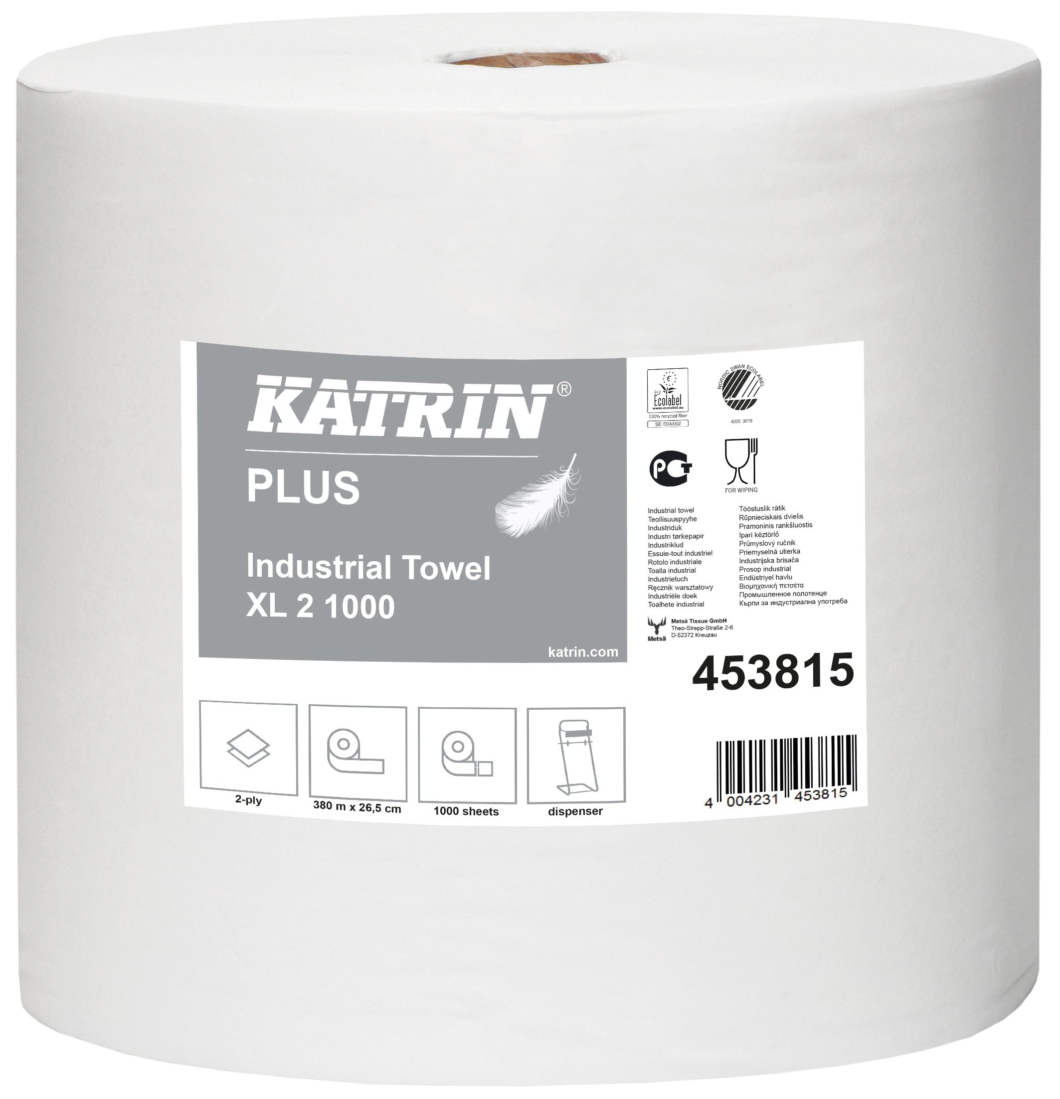 Katrin Plus XL2 1000 - Toalla de papel