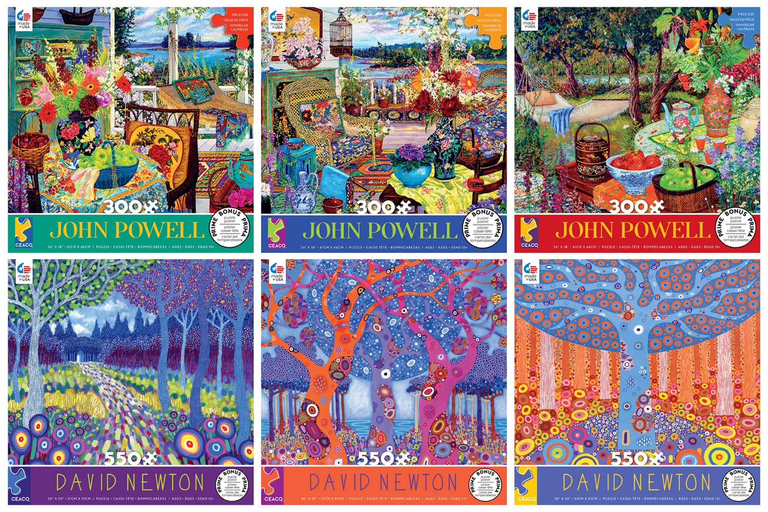 Photo 1 of Ceaco| John Powell/David Newton | 300 Piece Jigsaw Puzzle Value Pack 