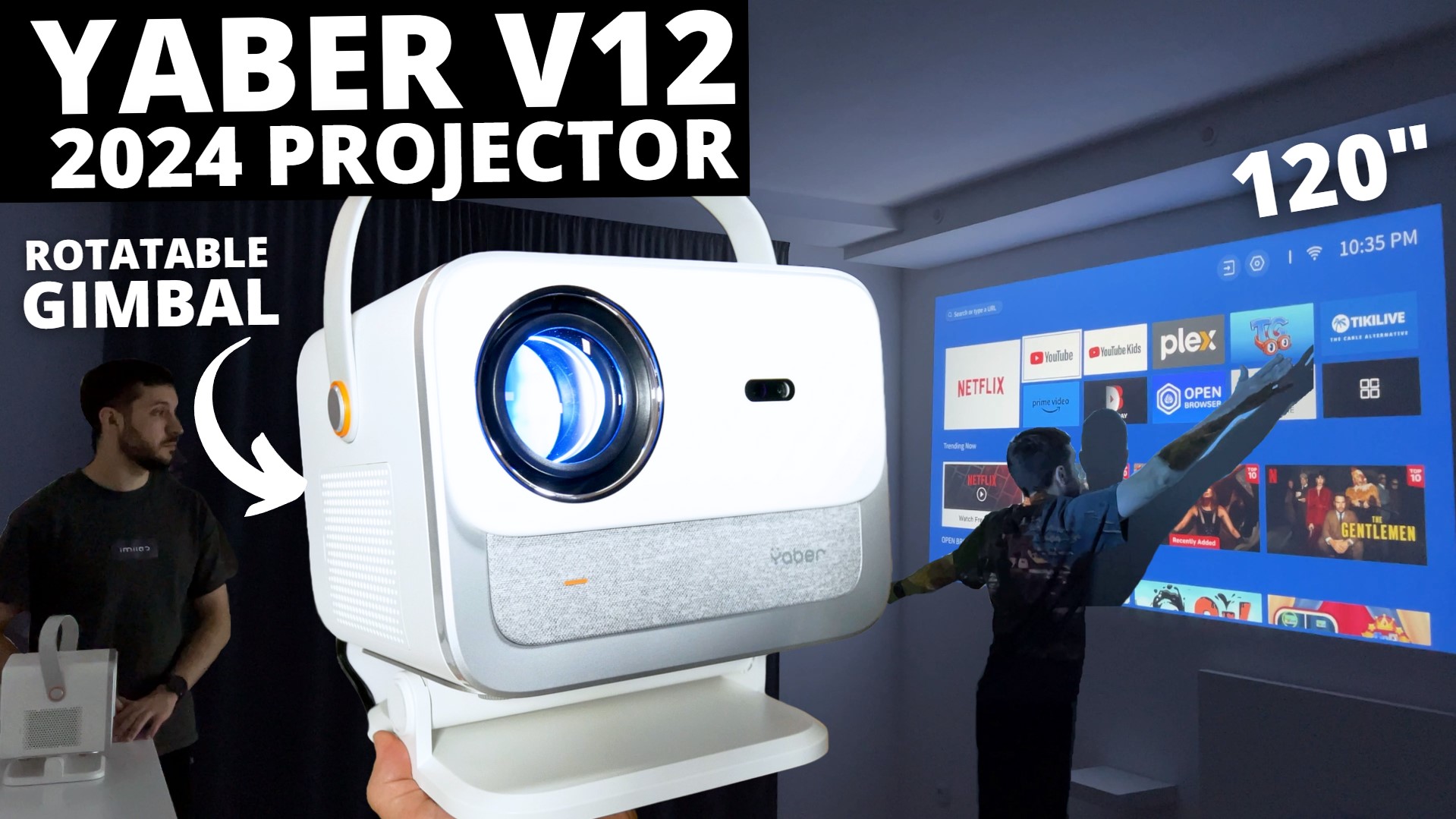 Watch Full Review of Yaber V12 2024 Projector on Amazon Live