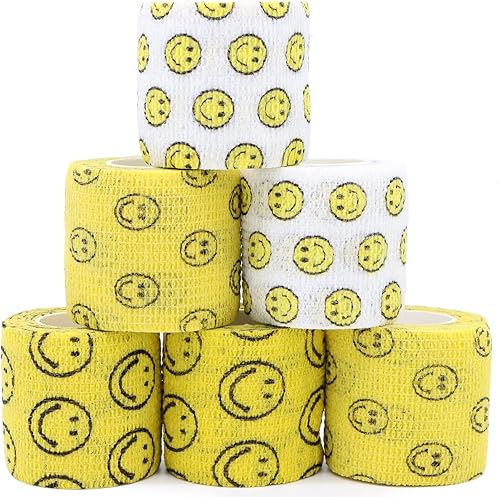 KEQCQE Vendaje autoadhesivo para animales, vendaje cohesivo autoadherente, cinta de primeros auxilios para perros, gatos, caballos, pájaros y muñeca