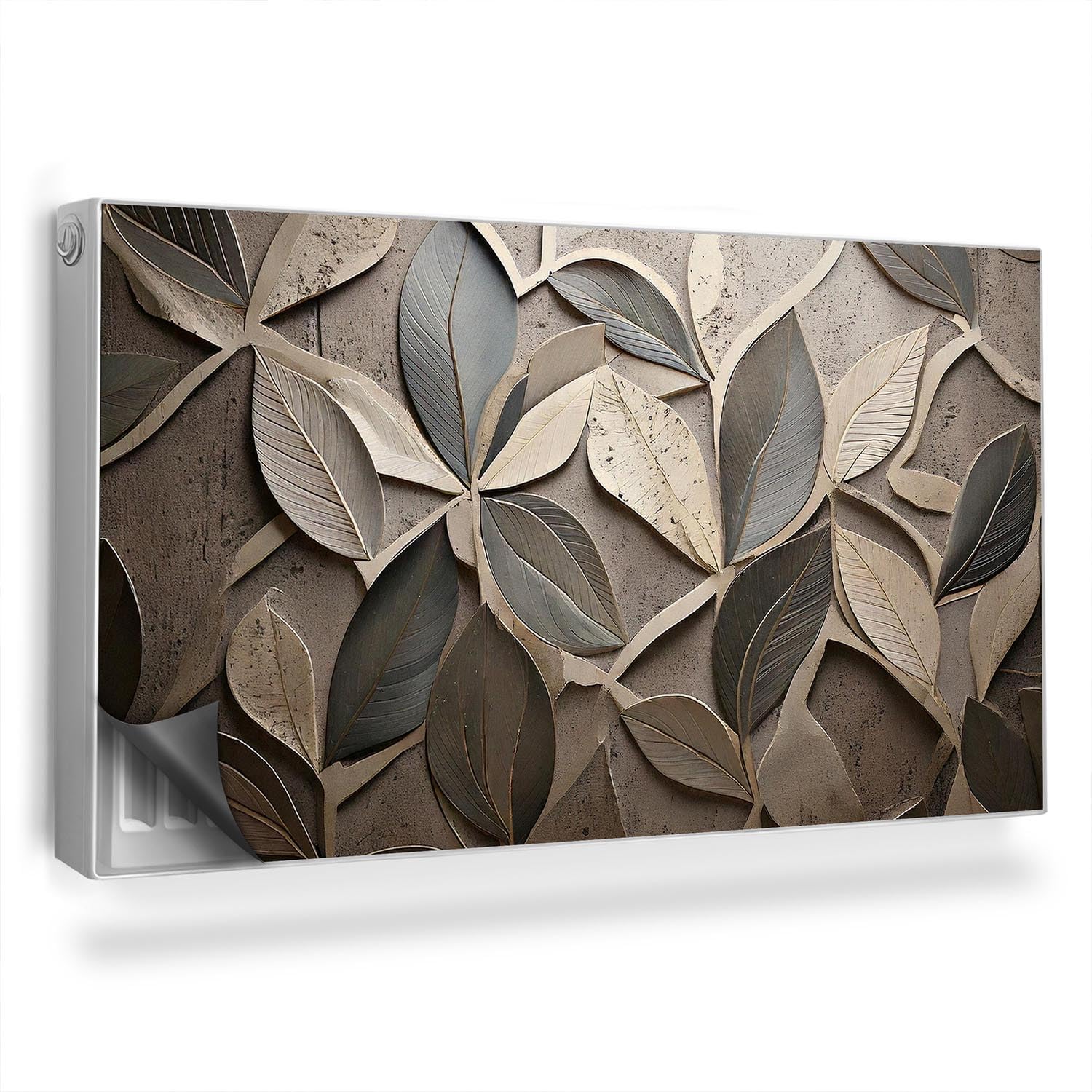 Protège et décore radiateur fatigué avec ce cache magnétique au design feuilles