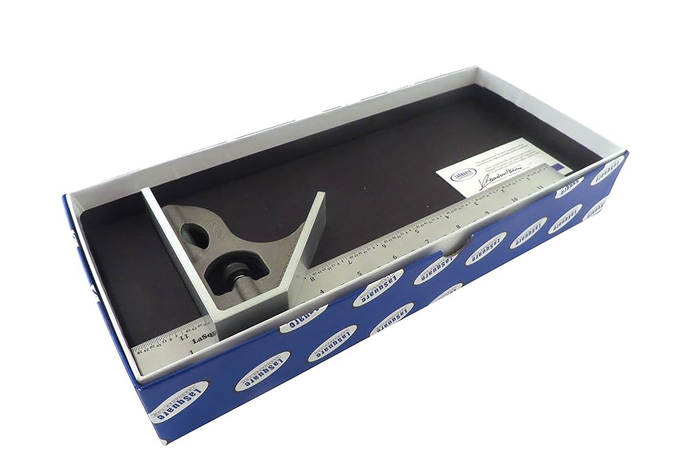 スクエア 12　1/12　SQUARE WEN ME144L 12-Inch Aluminum Combination Square with Bubble