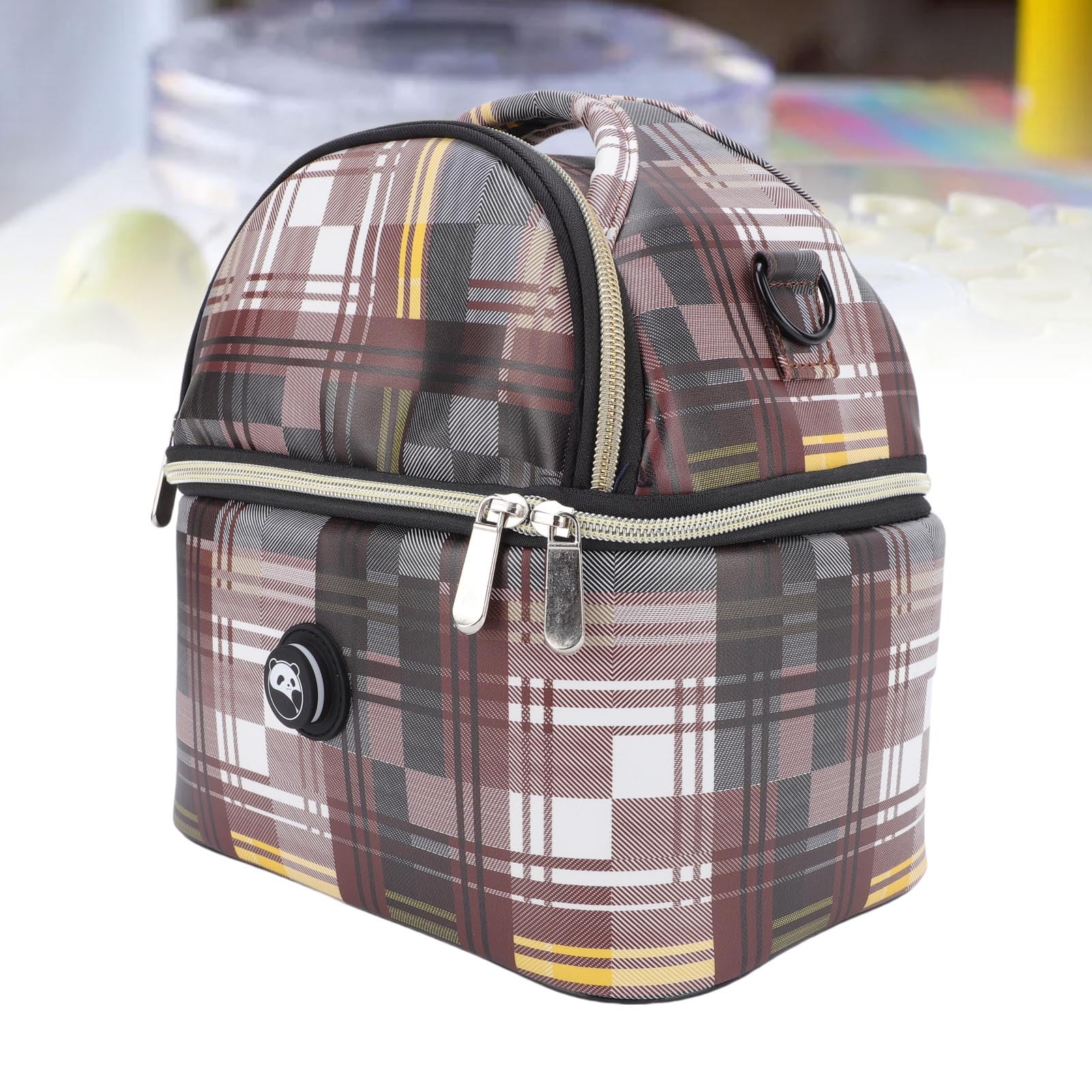 Bolsa de Viaje con Calefacción USB, Calentador de Biberón Aislado Lienzo de Lienzo de de Almacenamiento de Almacenamiento con Correa para el Hombro para el Trabajo de