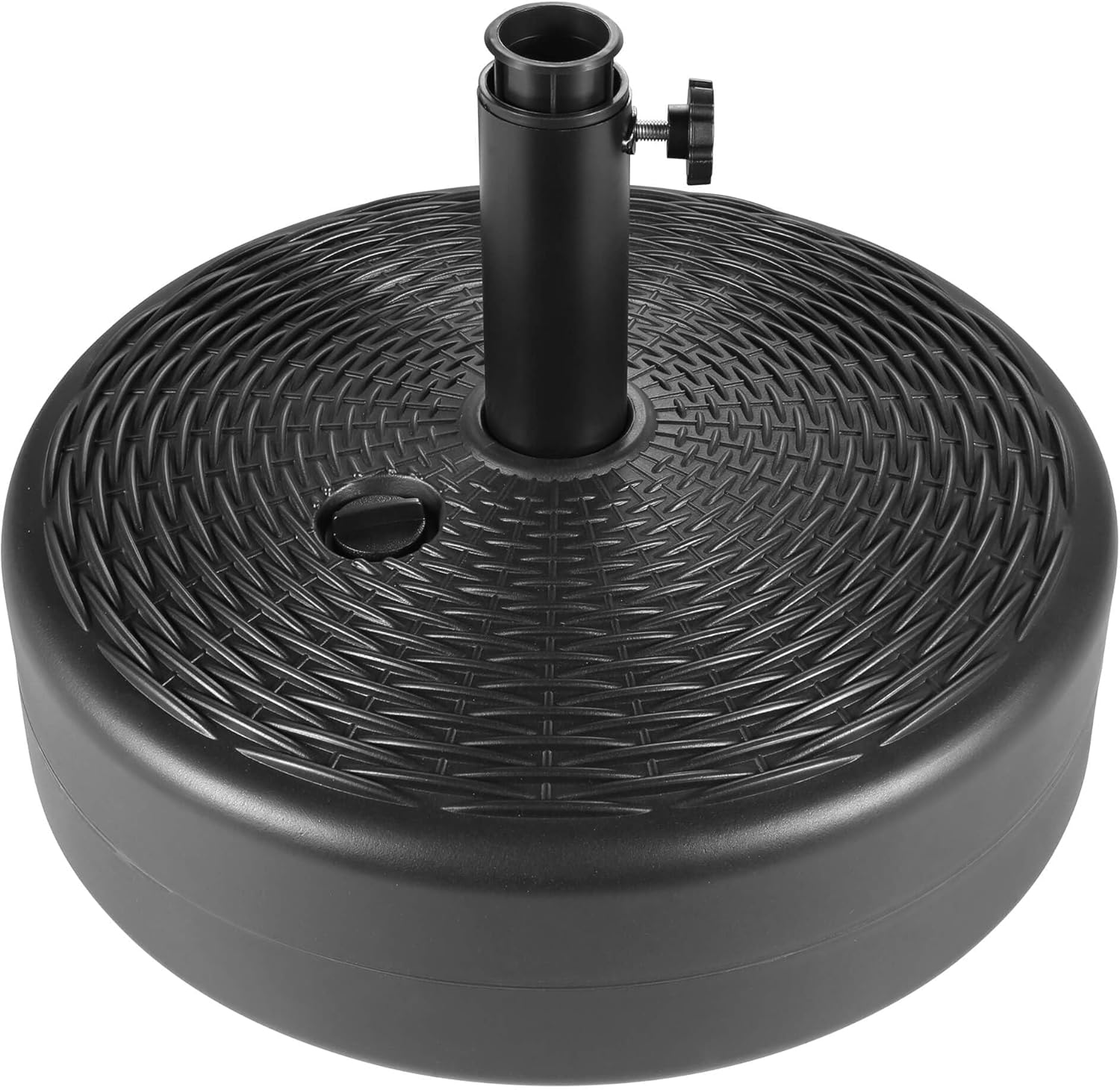 Patio Umbrella Stand Outdoor - 60 lbs 17.3" Capacity Fillable Outdoor Umbrella Base Heavy Duty, Water Filled Patio Umbrella Base for Pool, Porch, Garden, Deck, Backyard