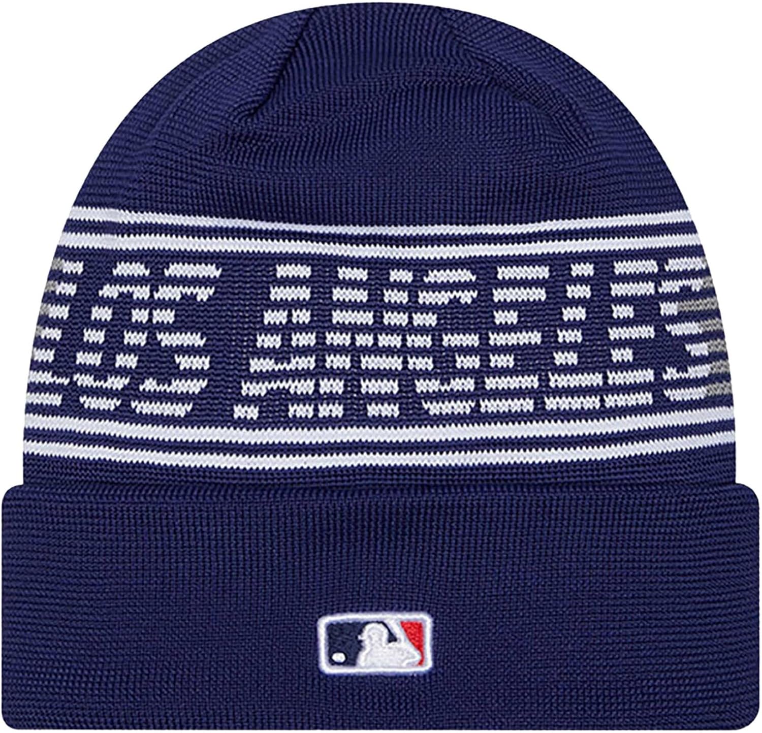 New Era Unisex-Adult MLB Authentic Collection Primary Logo Wordmark Cuffed Beanie Cold Weather Knit Hat