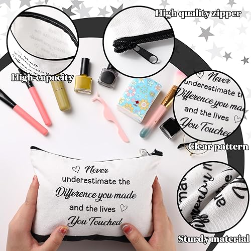 Miniatura 4 de Panelee 48 bolsas de cosméticos de agradecimiento a los empleados a granel y llaveros, regalos motivacionales para compañeros de trabajo May You Be