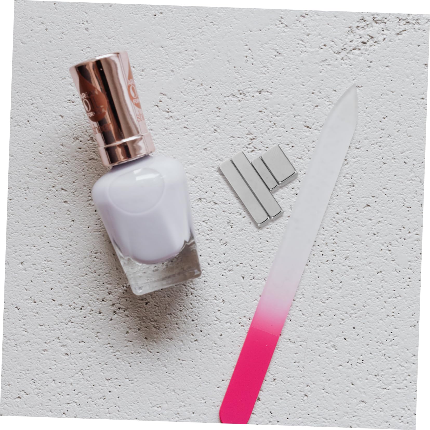 Beaupretty 20 Juegos imán de uñas herramientas imanes magnético ultravioleta Herramienta magnética de esmalte de uñas imán de esmalte de uñas de gel tipo ojo de gato imán para uñas Silver