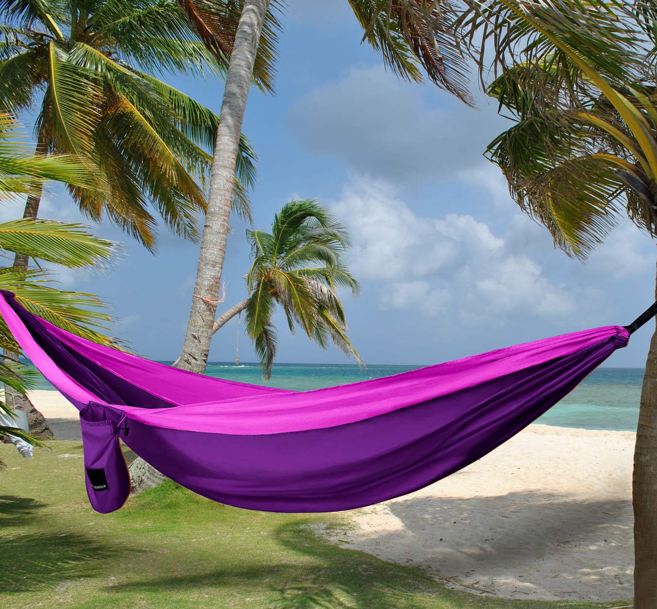 Gold Armour XL Double Camping Hammock With Bug Net - 2 Person Portable Hammock Set For Outdoor & Indoor Use