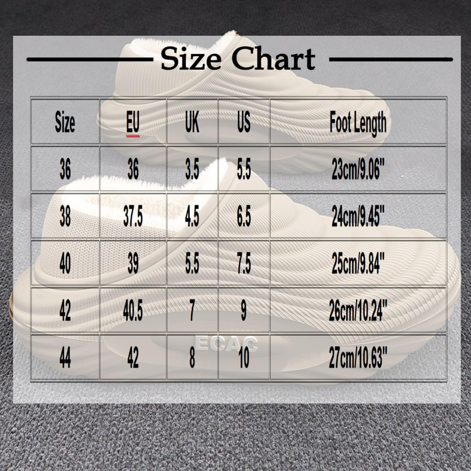 Women Furry Lined Slippers Clogs Waterproof Warm Fuzzy Winter Slipper Home Slipper Non-Slip Garden Shoes Mule Indoor Outdoor - Image 4