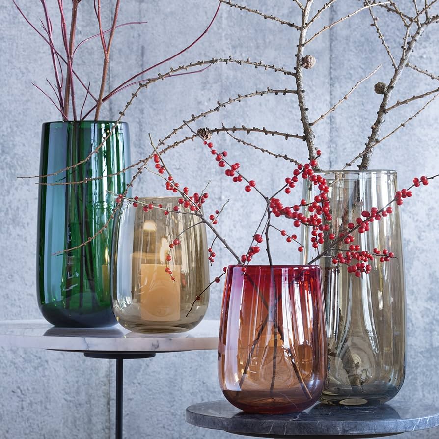 LSA international 花瓶　vase Amazon.com: LSA International Vase, Pine, 38 cm : 居家與廚房