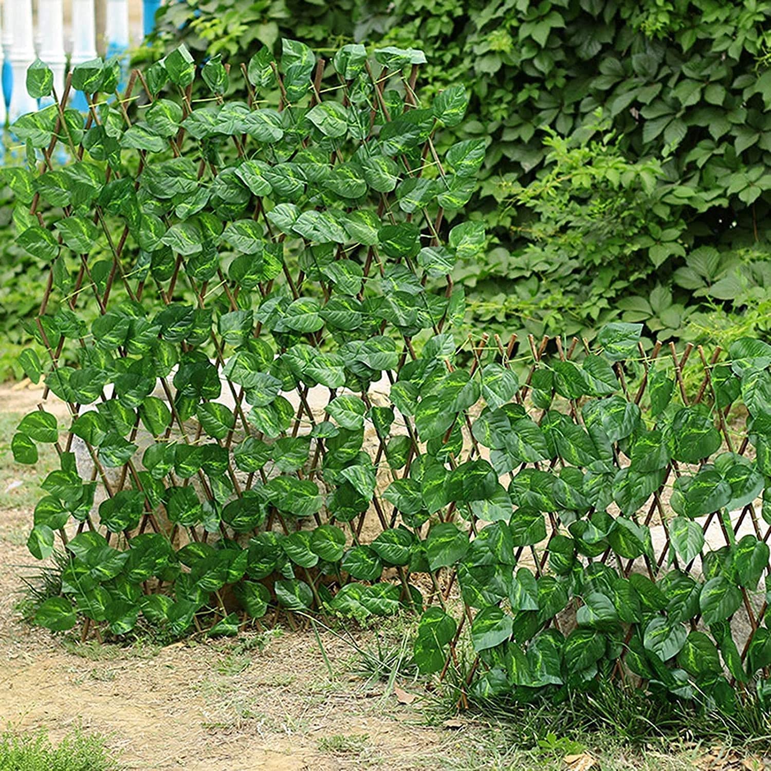 Malla De Ocultacion Jardin Ocultacion Jardin Vallas decorativas Pantalla de privacidad de jardín Panel de cercado Valla artificial de expansión falsa Paneles de seto de hoja de simulación Seto de m