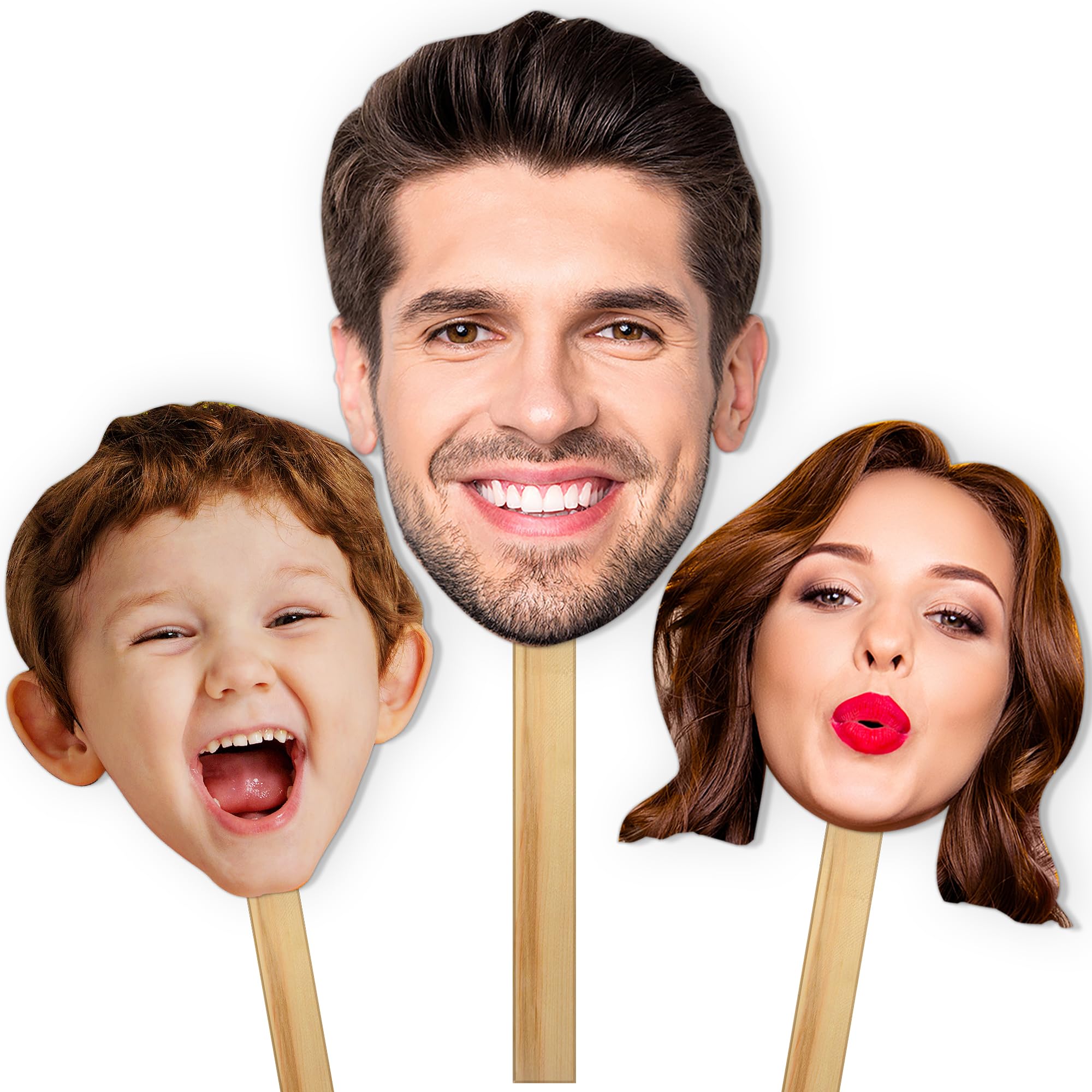Personalized Fans With Faces Custom Graduation Big Head Photo Face