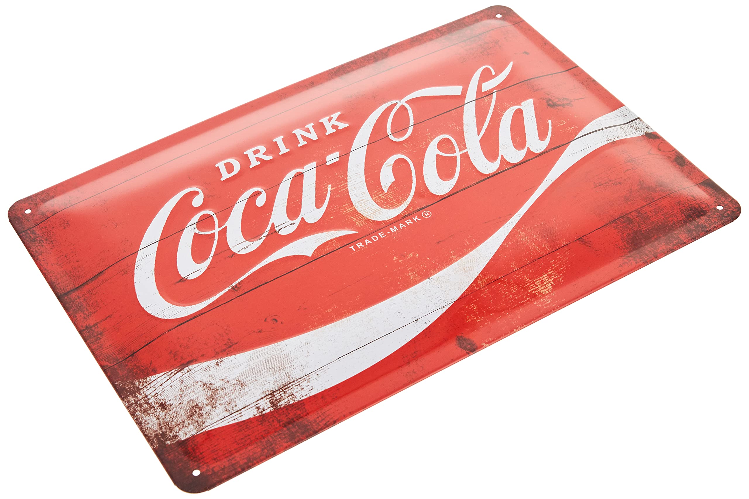 Amazon.com: Nostalgic-Art 20 x 30 cm 22235 Coca-Cola-Logo Red Wave