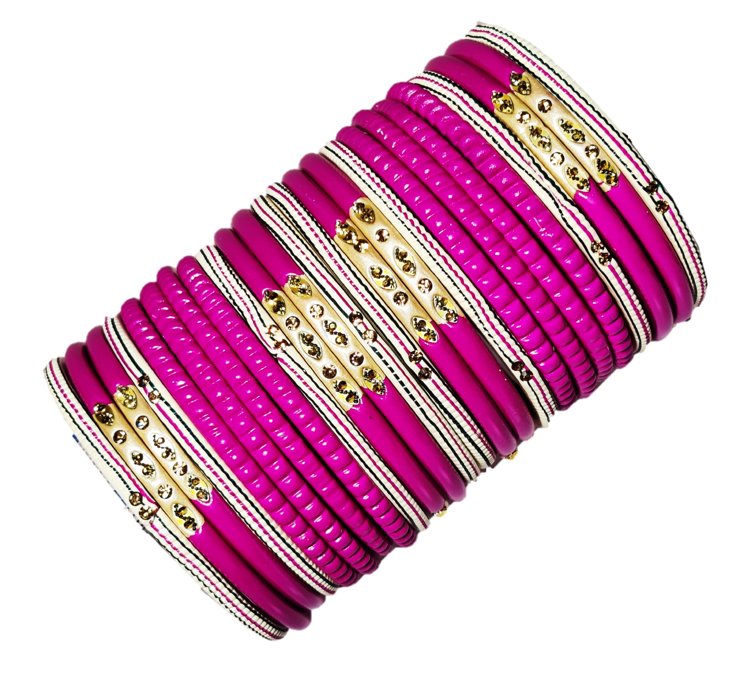 ANSHI CREATIONS MUZAFFARPUR FAMOUS LAC/LAH/LAHTHI BANGLE SET (PINK) (2.8) (B09QSTZFJD) Amazon Price History, Amazon Price Tracker