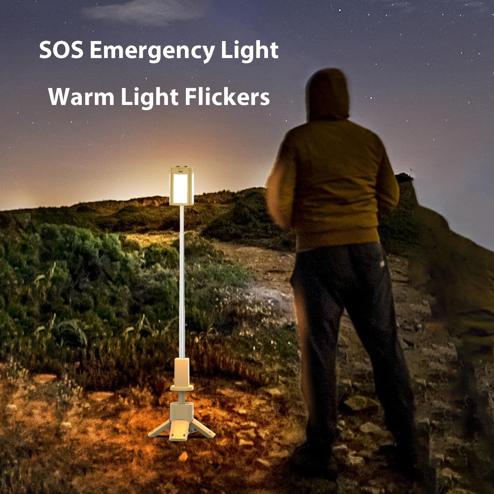 Linterna Magnética Recargable Luces De Camping Telescópicas