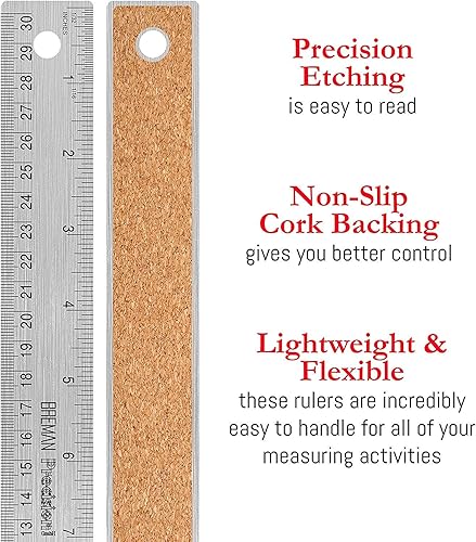 Miniatura 3 de WA Portman - Juego de alfombrillas de corte para manualidades, regla de metal y cuchillos de manualidades, tapete de corte autocurable de 9 x 12