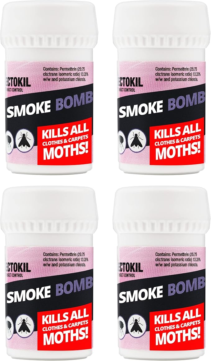 InsectoKil Moth Killer Smoke Bombs For The Home Professional Strength