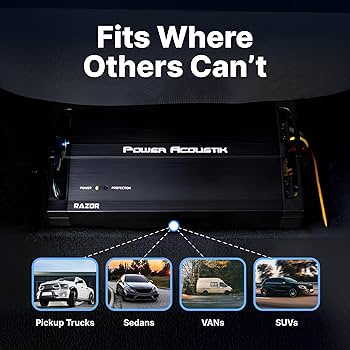 Amazon.com: Power Acoustik RZ4-1200D 4 Channel Class D Car Audio