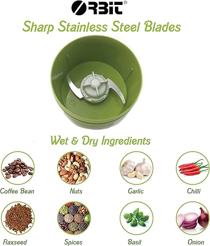 Miniatura 4 de Orbit 2 en 1 café húmedo y seco/molinillo de especias/máquina de chutney, blanco