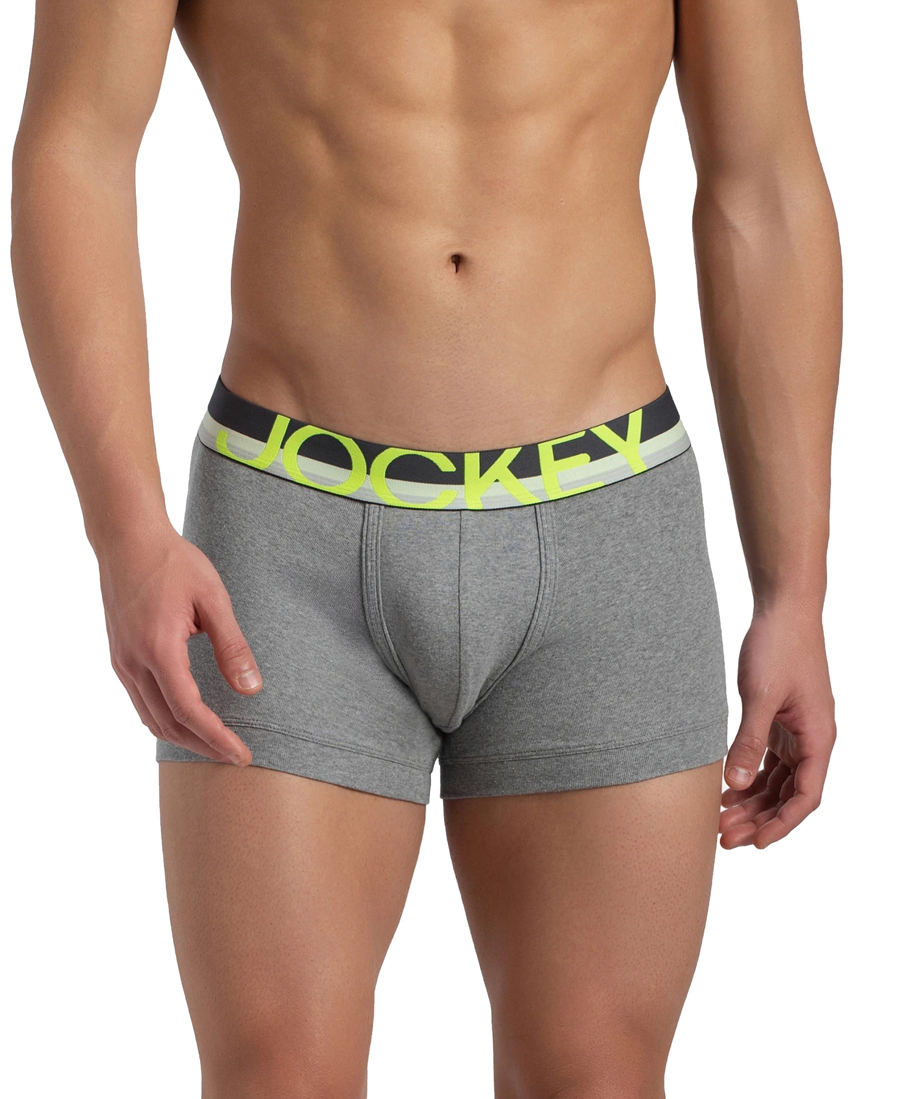 jockey FP03 Men's Super Combed Cotton Rib Solid Trunk with Ultrasoft Waistband-picture-27