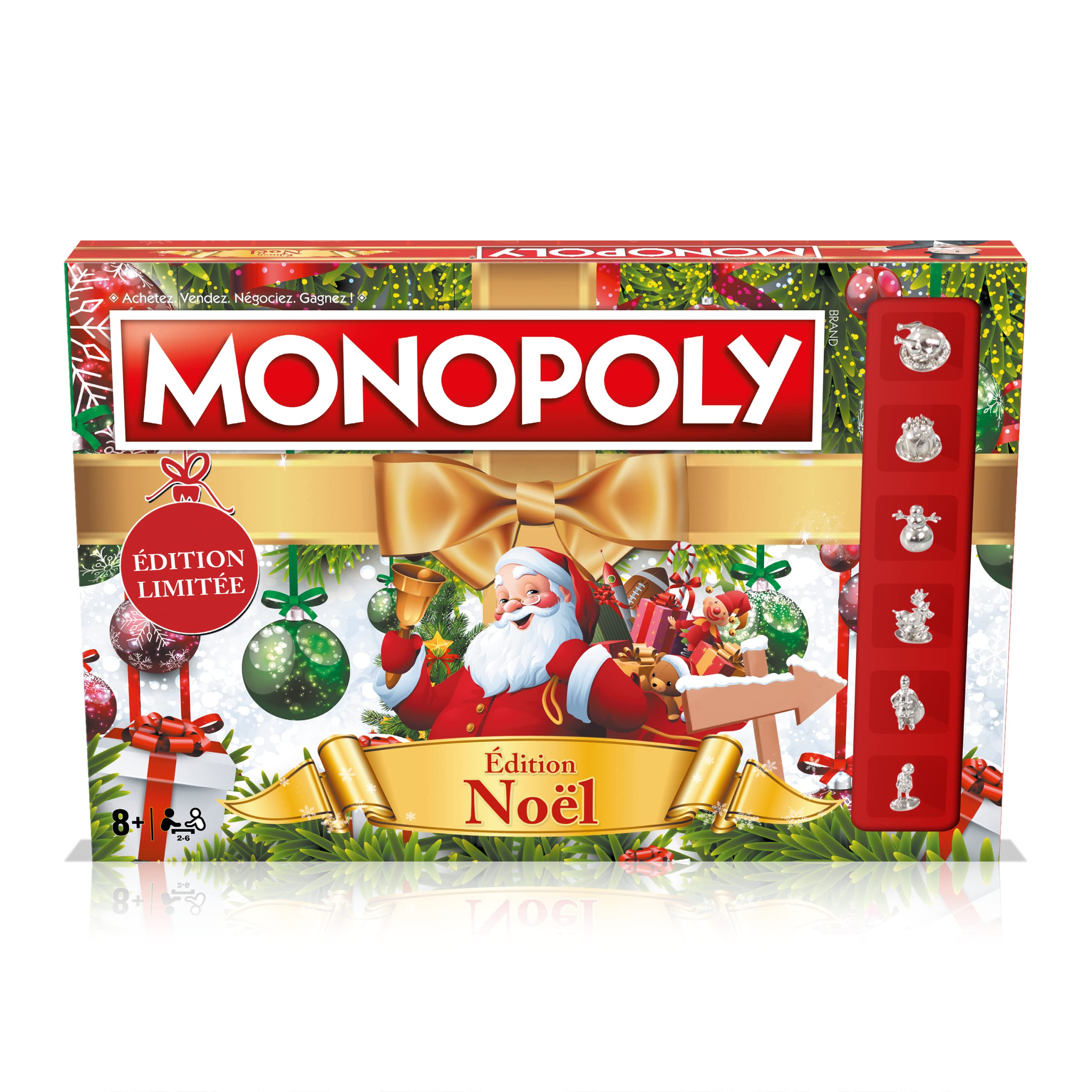 MONOPOLY NoeL - Jeu de plateau - WINNING MOVES