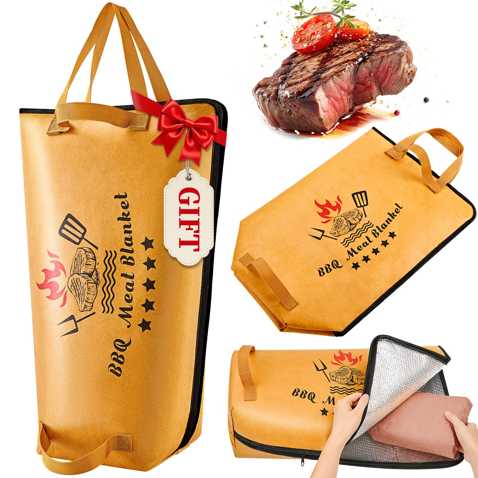 21in BBQ Blanket for Resting Meat, Insulated Meat Resting Bag