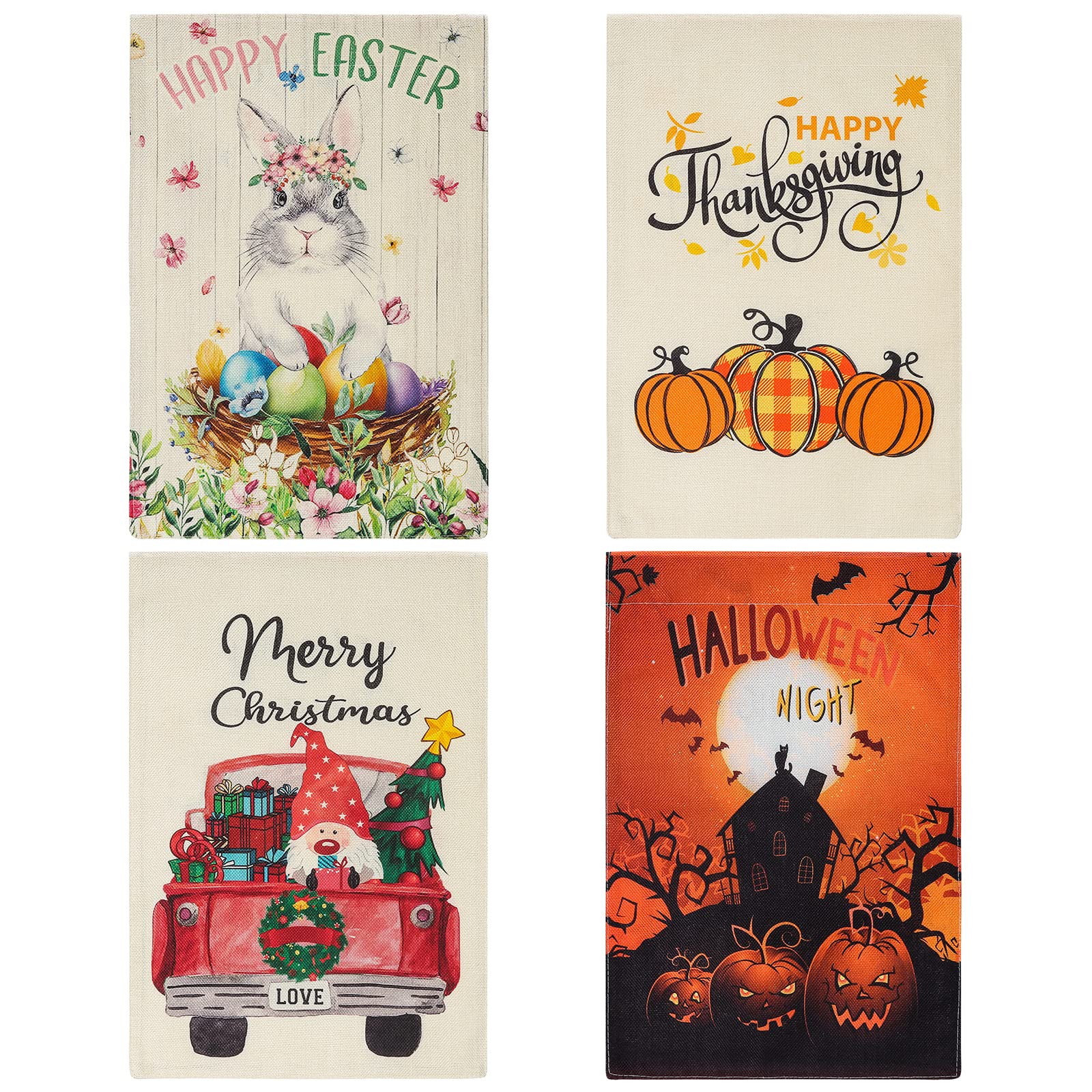 Banderas De Jardín De Doble Cara De 12 X 18 Pulgadas Bandera De Jardín