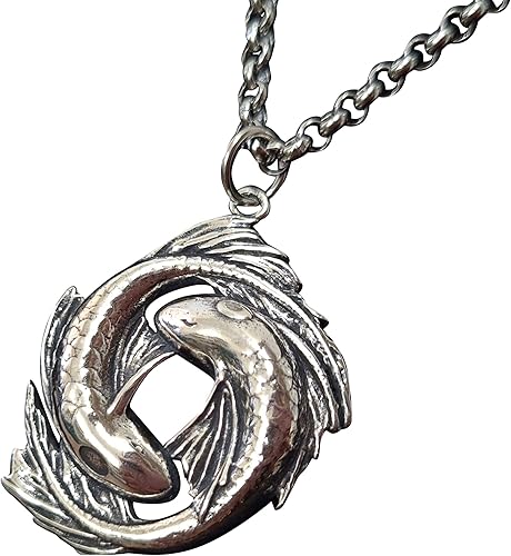 Miniatura 34 de Yin Yang Necklace For Men Ancient Looking High Quality Pendant Jewelry - Yin Yang Gifts - Viking Jewelry for Men